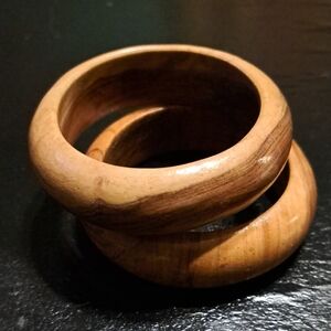 Vintage Wooden Bracelets